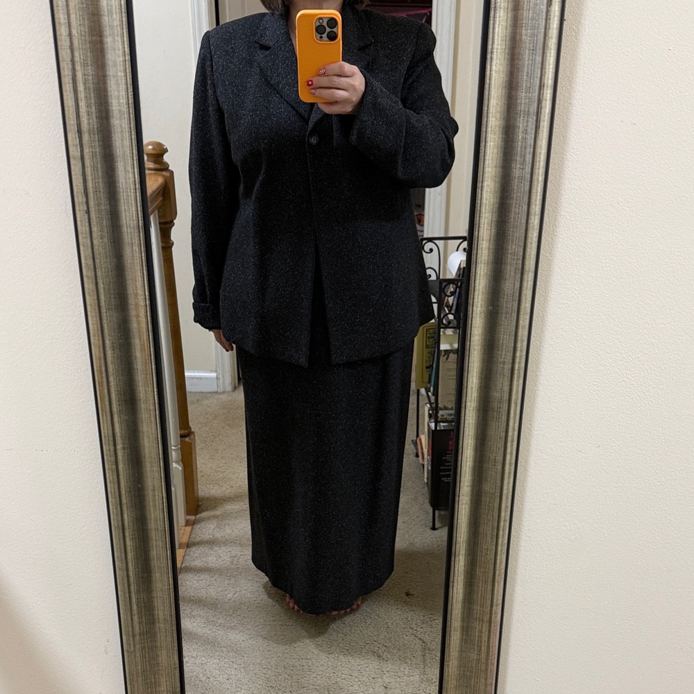 Vintage Talbots skirt suit sz 18W